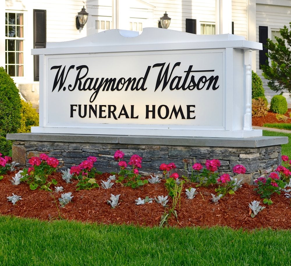 W. Raymond Watson Funeral Home Sign
